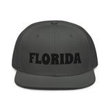 Snapback Hat "1053-0031 Florida (Black Logo)" - JCBTGlobal