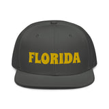 Snapback Hat "1053-0031 Florida (Yellow Logo)" - JCBTGlobal