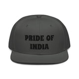 Snapback Hat "1054-0021 India (Black Logo)" - JCBTGlobal