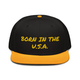 Snapback Hat "1052-0041 Born In The U.S.A. (Yellow Logo)" - JCBTGlobal