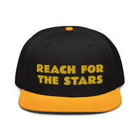 Snapback Hat "1052-0141 Reach For The Stars (Yellow Logo)" - JCBTGlobal