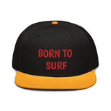 Snapback Hat "2051-0031 Born To Play Surf (Red Logo)" - JCBTGlobal