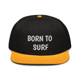 Snapback Hat "2051-0031 Born To Play Surf (White Logo)" - JCBTGlobal