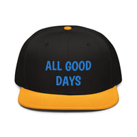 Snapback Hat "1052-0031 All Good Days (Blue Logo)" - JCBTGlobal