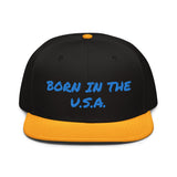 Snapback Hat "1052-0041 Born In The U.S.A. (Blue Logo)" - JCBTGlobal