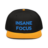 Snapback Hat "1052-0091 Insane Focus (Blue Logo)" - JCBTGlobal