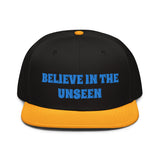 Snapback Hat "1052-0101 Believe In The Unseen (Blue Logo)" - JCBTGlobal