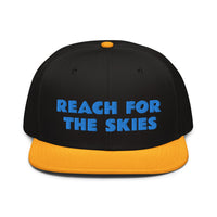 Snapback Hat "1052-0131 Reach For The Skies (Blue Logo)" - JCBTGlobal