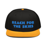 Snapback Hat "1052-0131 Reach For The Skies (Blue Logo)" - JCBTGlobal