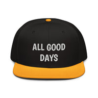 Snapback Hat "2052-0031 All Good Days (White Logo)" - JCBTGlobal