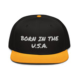 Snapback Hat "2052-0041 Born In The U.S.A. (White Logo)" - JCBTGlobal