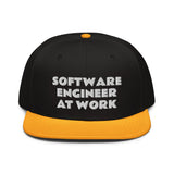 Snapback Hat "2052-0081 Software Engineer At Work (White Logo)" - JCBTGlobal