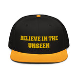 Snapback Hat "2052-0101 Believe In The Unseen (Yellow Logo)" - JCBTGlobal