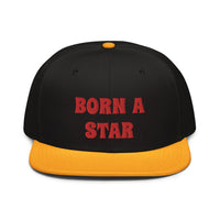 Snapback Hat "2052-0151 Born A Star (Red Logo)" - JCBTGlobal