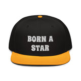 Snapback Hat "2052-0151 Born A Star (White Logo)" - JCBTGlobal