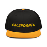 Snapback Hat "1053-0011 California (Yellow Logo)" - JCBTGlobal