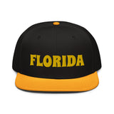 Snapback Hat "1053-0031 Florida (Yellow Logo)" - JCBTGlobal