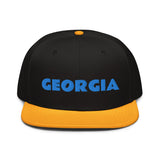 Snapback Hat "1053-0091 Georgia (Blue Logo)" - JCBTGlobal