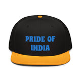 Snapback Hat "1054-0021 India (Blue Logo)" - JCBTGlobal