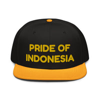 Snapback Hat "1054-0041 Indonesia (Yellow Logo)" - JCBTGlobal