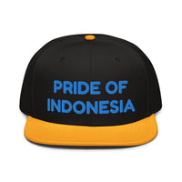 Snapback Hat "1054-0041 Indonesia (Blue Logo)" - JCBTGlobal