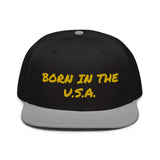 Snapback Hat "1052-0041 Born In The U.S.A. (Yellow Logo)" - JCBTGlobal