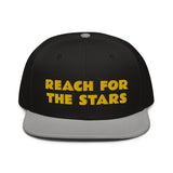 Snapback Hat "1052-0141 Reach For The Stars (Yellow Logo)" - JCBTGlobal