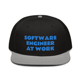 Snapback Hat "1052-0081 Software Engineer At Work (Blue Logo)" - JCBTGlobal