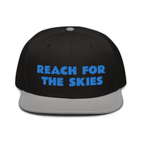 Snapback Hat "1052-0131 Reach For The Skies (Blue Logo)" - JCBTGlobal