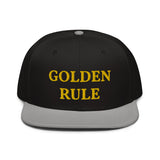 Snapback Hat "2052-0021 Golden Rule (Yellow Logo)" - JCBTGlobal