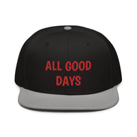 Snapback Hat "2052-0031 All Good Days (Red Logo)" - JCBTGlobal