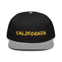 Snapback Hat "1053-0011 California (Yellow Logo)" - JCBTGlobal