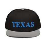 Snapback Hat "1053-0021 Texas (Blue Logo)" - JCBTGlobal