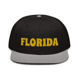 Snapback Hat "1053-0031 Florida (Yellow Logo)" - JCBTGlobal