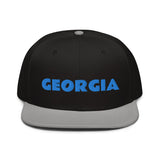 Snapback Hat "1053-0091 Georgia (Blue Logo)" - JCBTGlobal