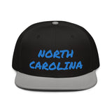 Snapback Hat "1053-0101 North Carolina (Blue Logo)" - JCBTGlobal