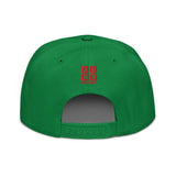 Snapback Hat "2051-0021 Born To Play Basketball (Red Logo)" - JCBTGlobal