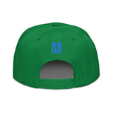 Snapback Hat "1051-0021 Born To Play Baseball (Blue Logo)" - JCBTGlobal