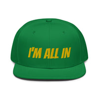 Snapback Hat "1052-0061 I'm All In (Yellow Logo)" - JCBTGlobal