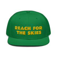 Snapback Hat "1052-0131 Reach For The Skies (Yellow Logo)" - JCBTGlobal