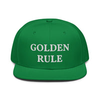 Snapback Hat "2052-0021 Golden Rule (White Logo)" - JCBTGlobal