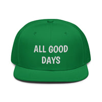 Snapback Hat "2052-0031 All Good Days (White Logo)" - JCBTGlobal