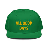 Snapback Hat "2052-0031 All Good Days (Yellow Logo)" - JCBTGlobal