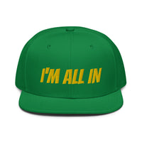 Snapback Hat "2052-0061 I'm All In (Yellow Logo)" - JCBTGlobal