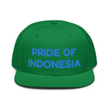 Snapback Hat "1054-0041 Indonesia (Blue Logo)" - JCBTGlobal