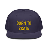 Snapback Hat "1051-0071 Born To Skate (Yellow Logo)" - JCBTGlobal