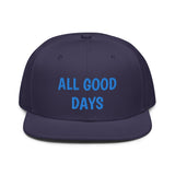 Snapback Hat "1052-0031 All Good Days (Blue Logo)" - JCBTGlobal