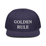 Snapback Hat "2052-0021 Golden Rule (White Logo)" - JCBTGlobal