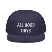 Snapback Hat "2052-0031 All Good Days (White Logo)" - JCBTGlobal