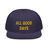 Snapback Hat "2052-0031 All Good Days (Yellow Logo)" - JCBTGlobal